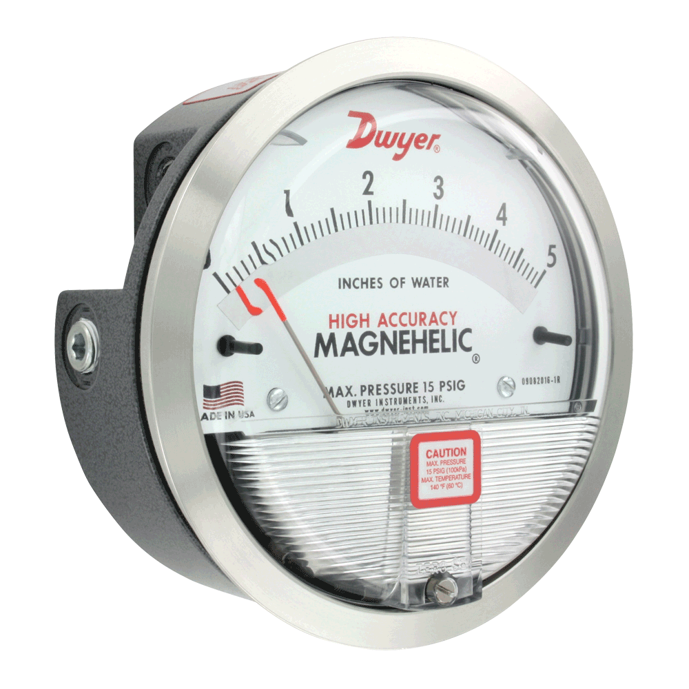 2000 Magnehelic Gauge